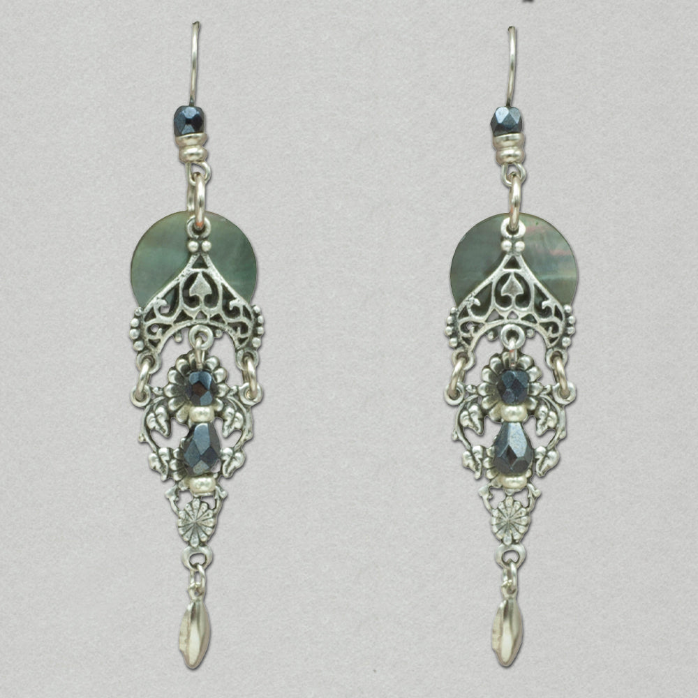 JMR Barococo Drops Earrings - Hematite