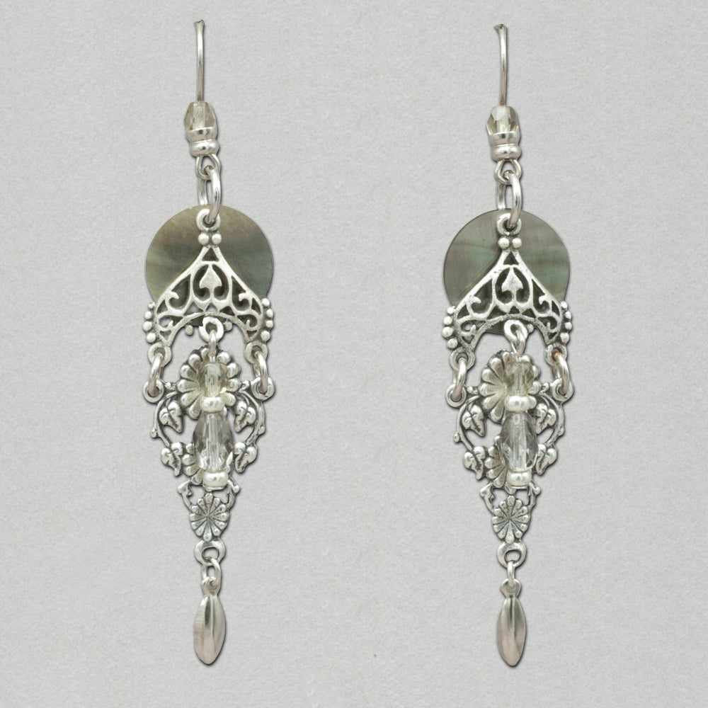 JMR Barococo Drop Earrings - Silver