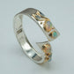Michou 22K Gold Vermeil Hinged Cuff Bracelet with Five Ethiopian Opals