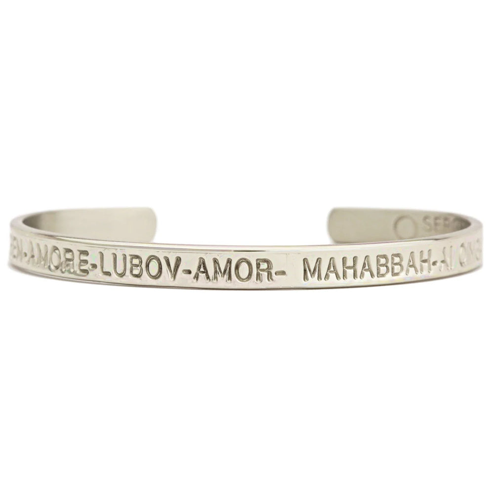 Sergio Lub Love Silver Bracelet