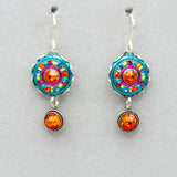 Firefly La Dolce Vita Circle Earrings with Dangle