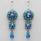Firefly La Dolce Vita Elaborate Earrings- Light Blue