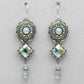 Firefly La Dolce Vita Elaborate Earrings - Snow
