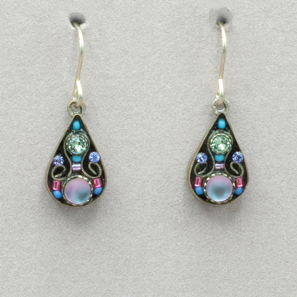 Firefly Moonlight Arabesque Small Drop Earring - Soft