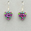 Firefly Crystal Heart Earrings