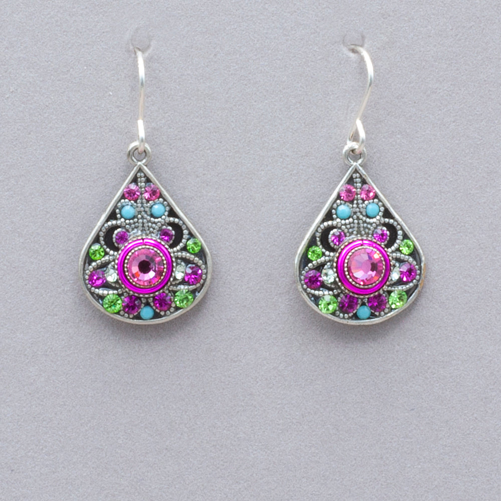 Firefly Large Filigree Earrings - Rose