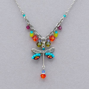 Firefly Dragonfly with Dangles Necklace