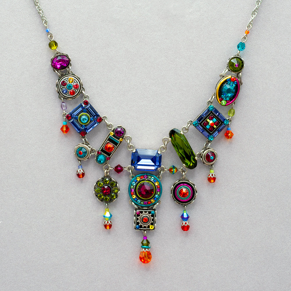 Firefly La Dolce Vita Elaborate Necklace - Multicolor