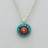 Firefly La Dolce Vita Circle Pendant Necklace