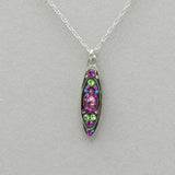Firefly Sparkle Long Oval Pendant