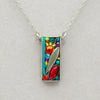 Firefly Botanical Leaf Rectangle Pendant