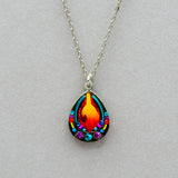 Firefly Contessa Wide Drop Pendant Necklace