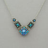 Firefly Contessa Geometric Small V Necklace