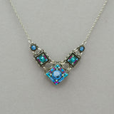 Firefly Contessa Geometric Small V Necklace