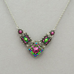 Firefly Contessa Geometric Small V Necklace