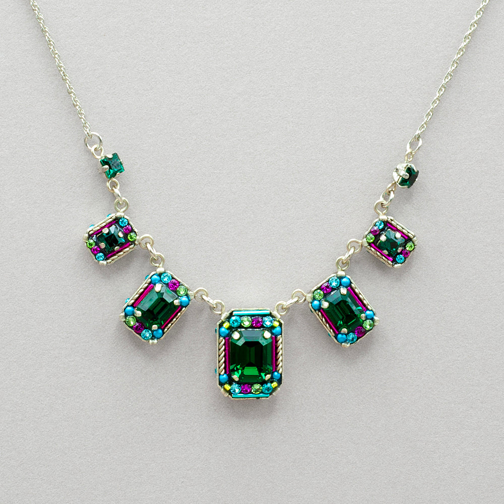 Firefly Duchess Medium Necklace - Emerald