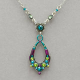 Firefly Oval Hoop Pendant