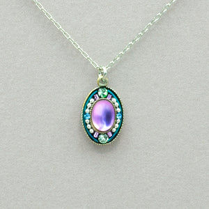 Firefly Moonlight Single Oval Necklace