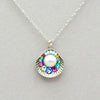 Firefly Beach Pearl Large Shell Pendant Necklace