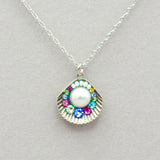 Firefly Beach Pearl Large Shell Pendant Necklace