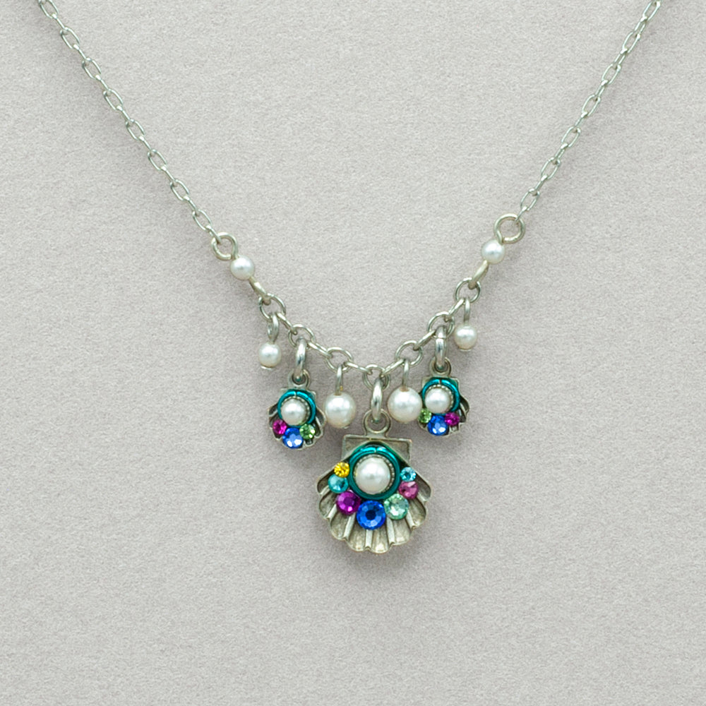 Firefly Beach Pearl Mini Necklace - Soft