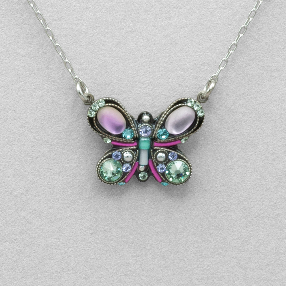 Firefly Moonlight Butterfly Necklace - Soft