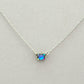Firefly Moonlight Rainbow Petite Necklace - Jewel Tone