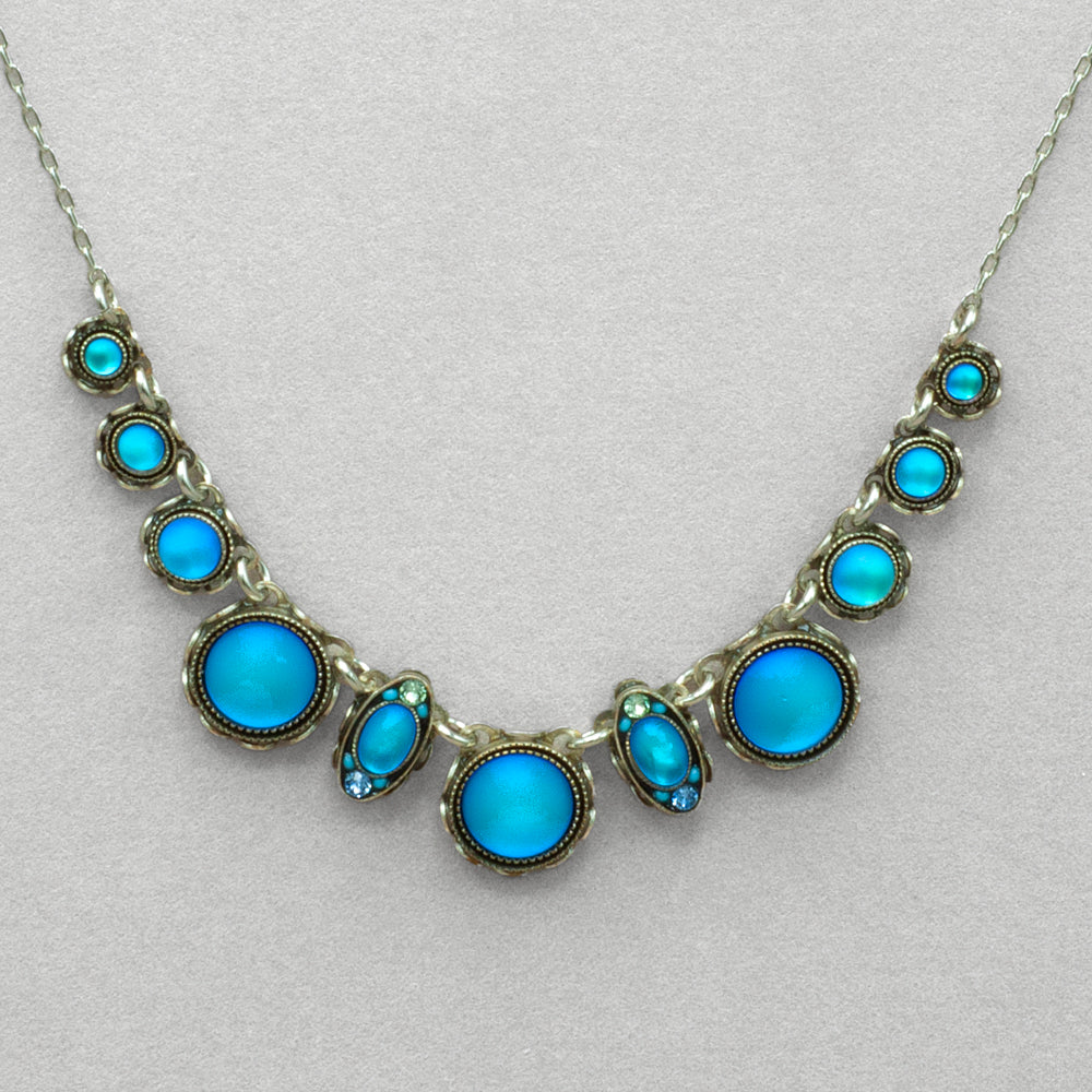 Firefly Moonlight Simple Necklace - Light Blue