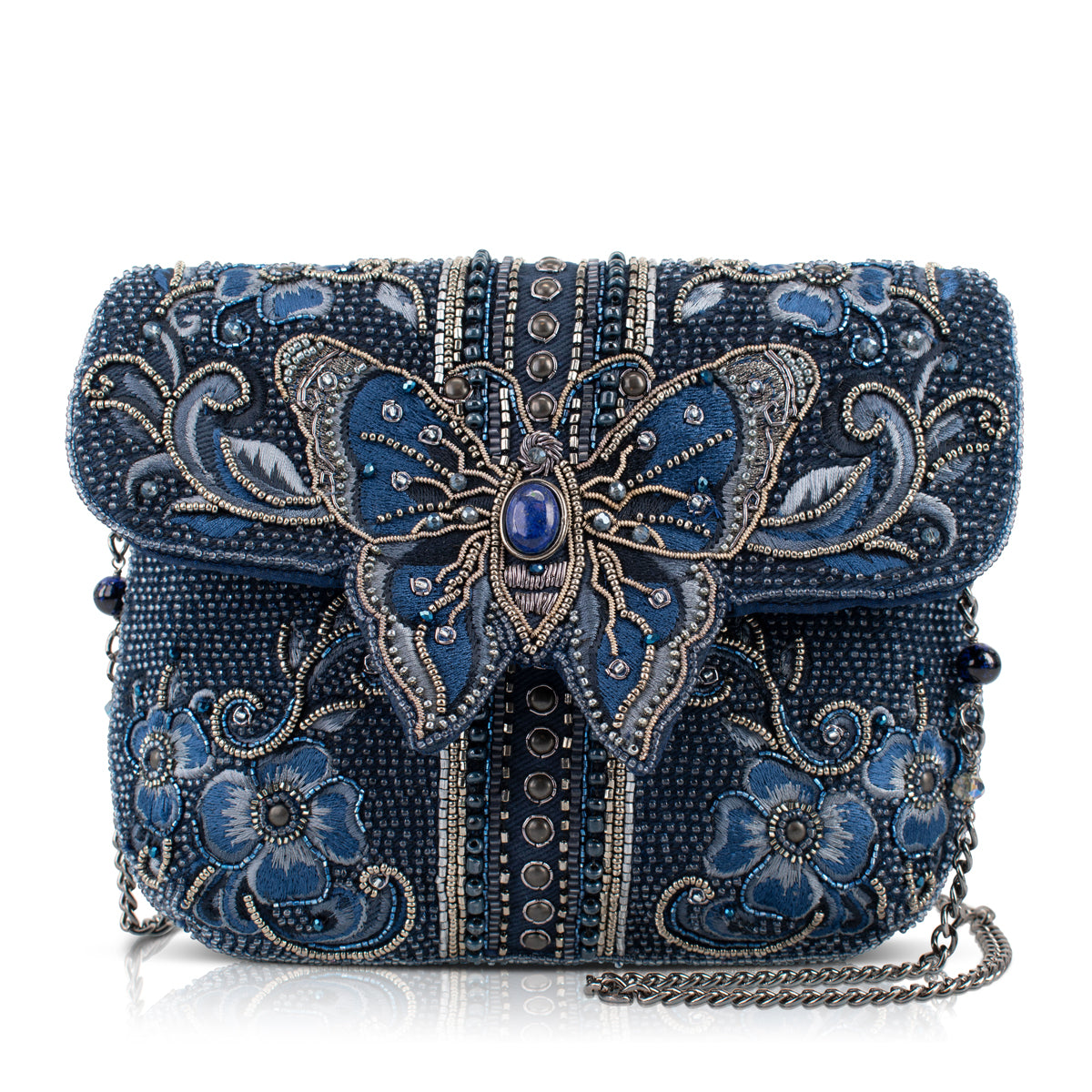 Mary Frances Blue Alchemy Crossbody Handbag