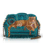Mary Frances Lazy Leopard Crossbody Handbag