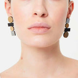 Iskin Sisters Large Bauhaus Earrings