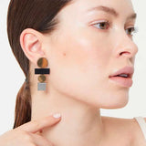 Iskin Sisters Large Bauhaus Earrings