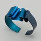 Sylvi Harwin Folded Aluminum Cuff Bracelet - Ocean