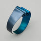 Sylvi Harwin Folded Aluminum Cuff Bracelet - Ocean