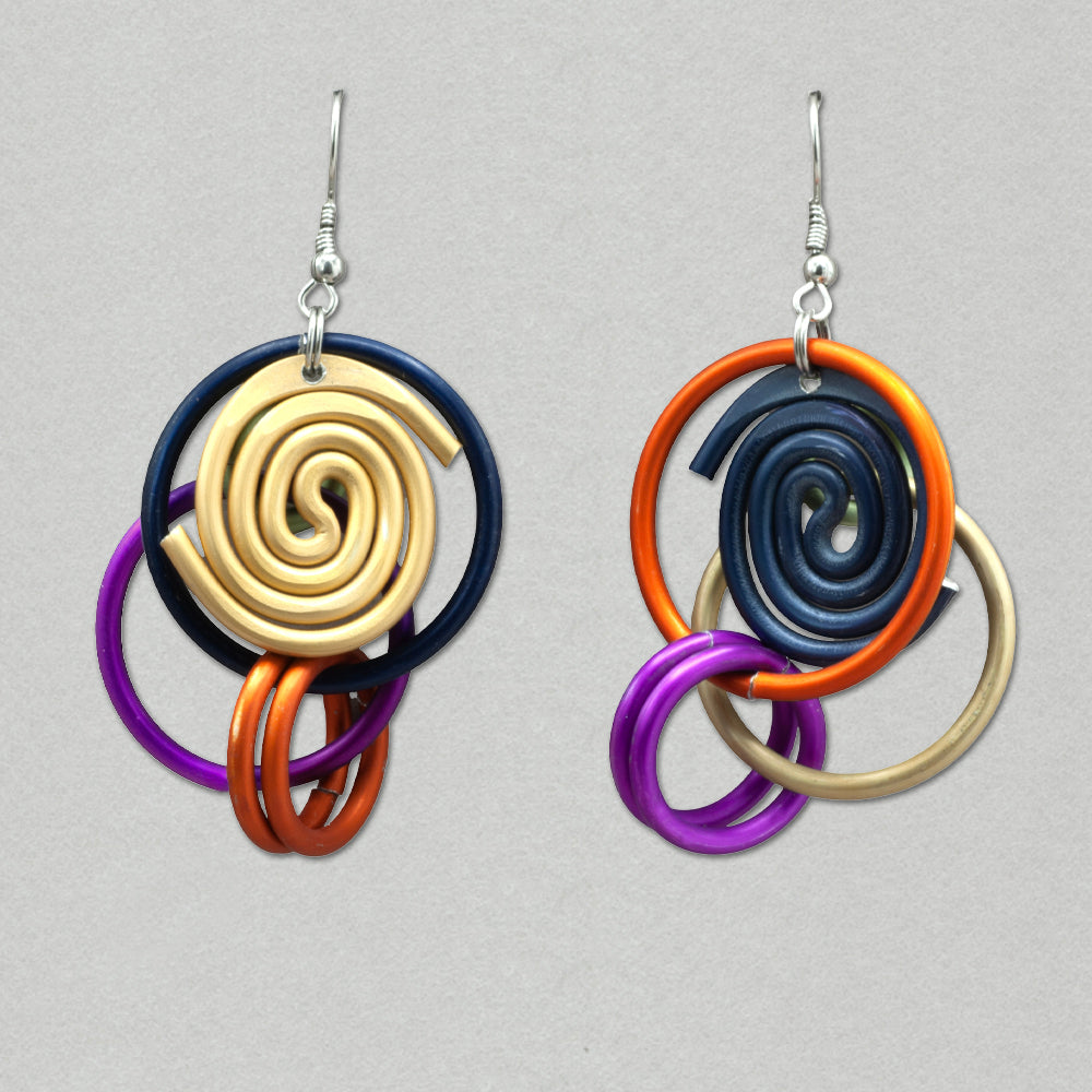 Sylvi Harwin Asymmetric Earrings - Tlascoco