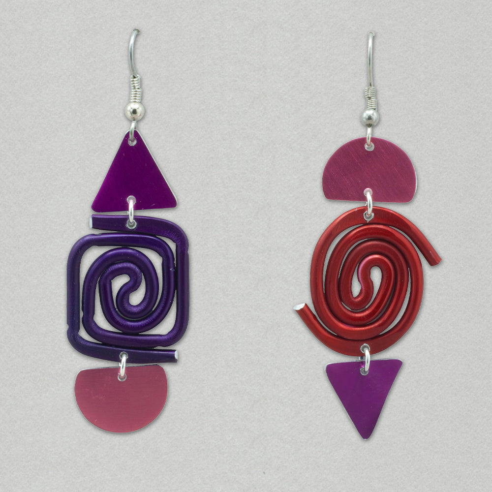 Sylvi Harwin Asymmetric Earrings - Memphis