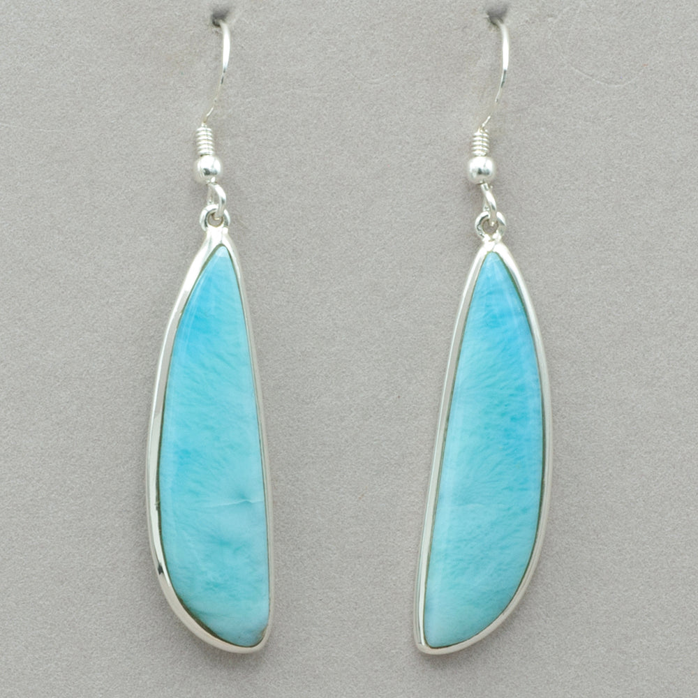 Larimar Dangle Earrings