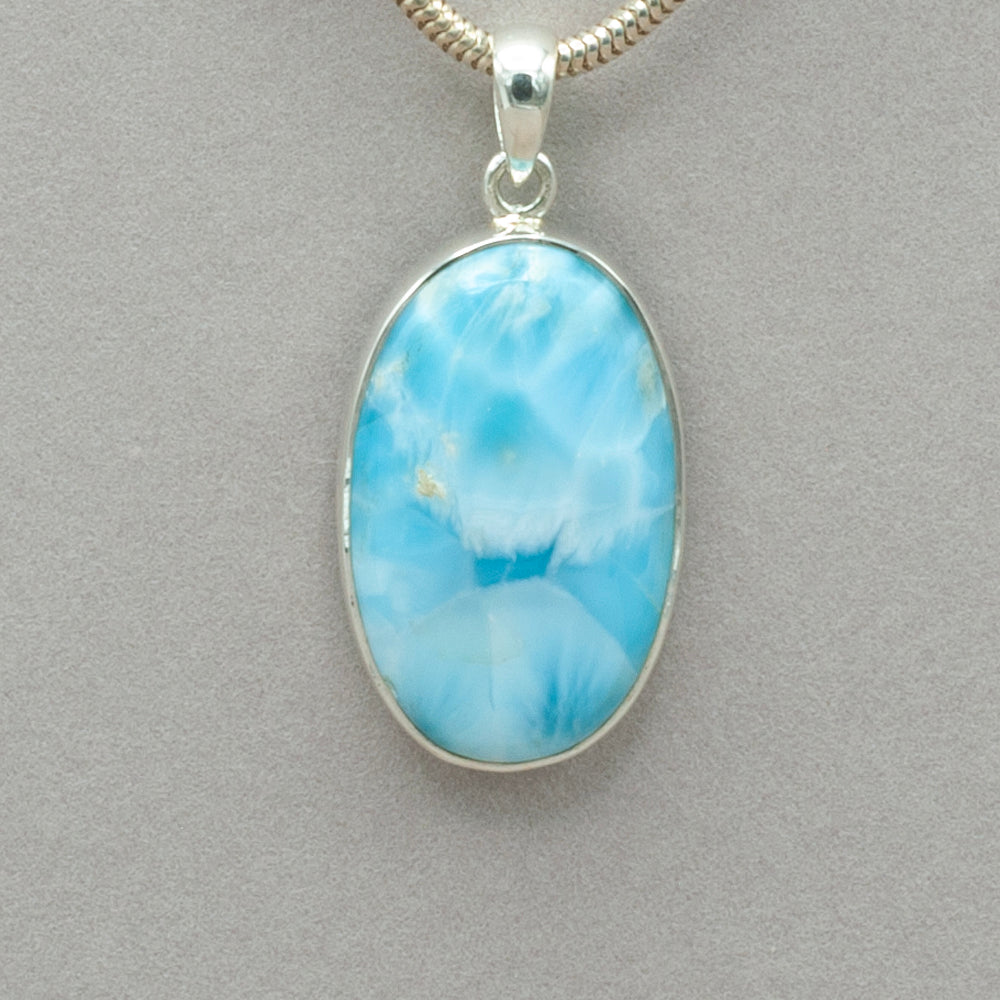 Larimar Oval Pendant
