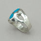 Jim Kelly Turquoise and Sterling Silver Ring
