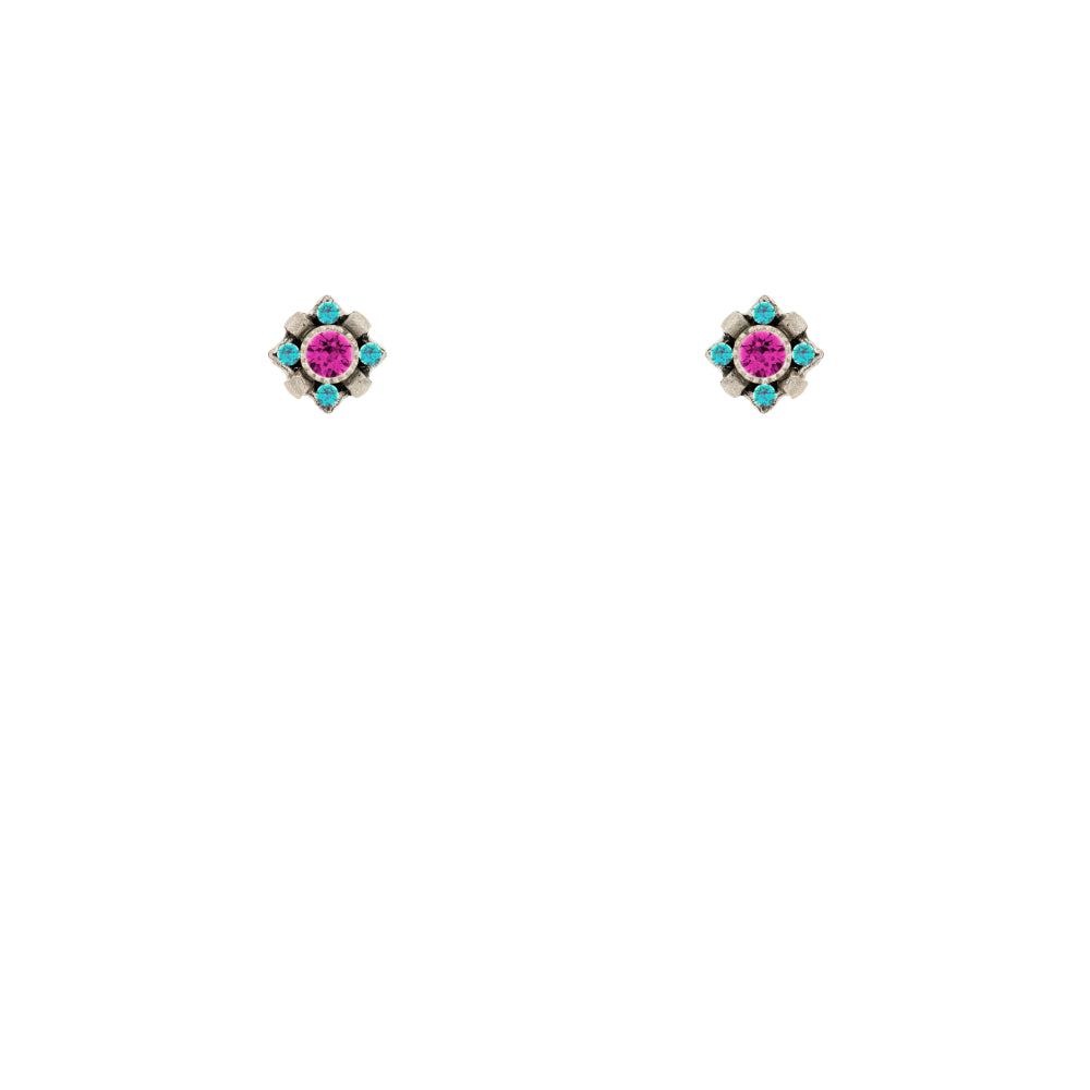 Firefly Dulce Mini Stud Earring - Fuchsia