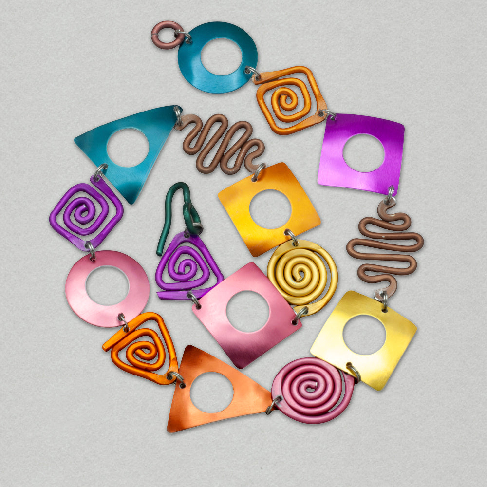 Sylvi Harwin Aluminum Necklace - California Sunrise