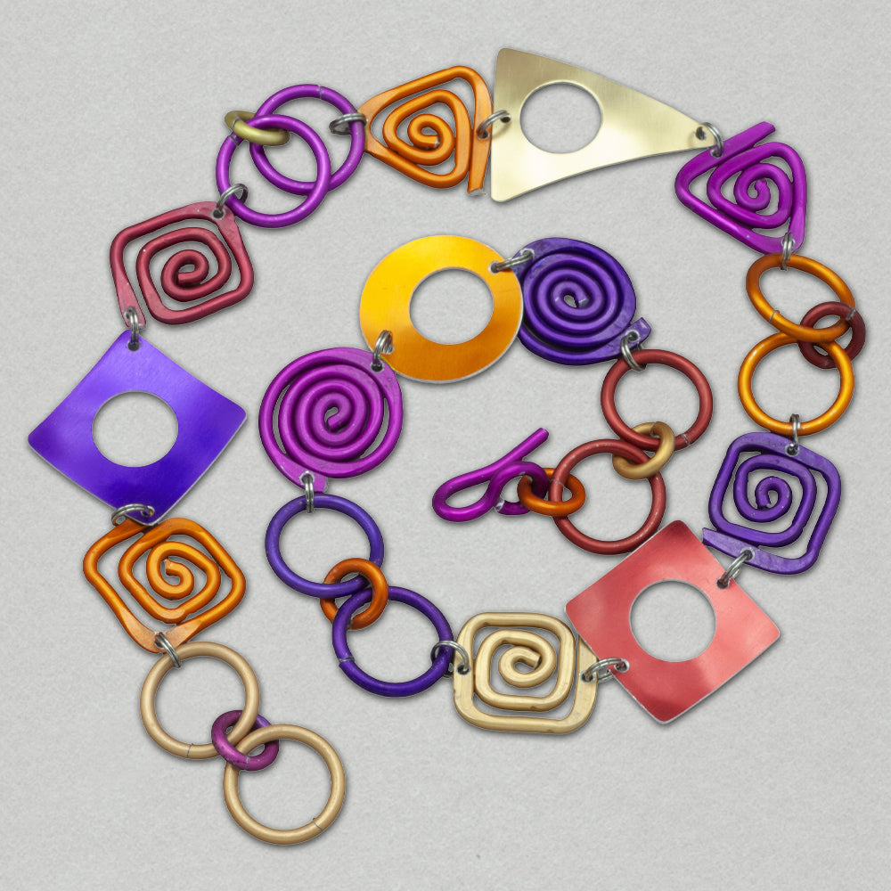 Sylvi Harwin Aluminum Necklace - Hot