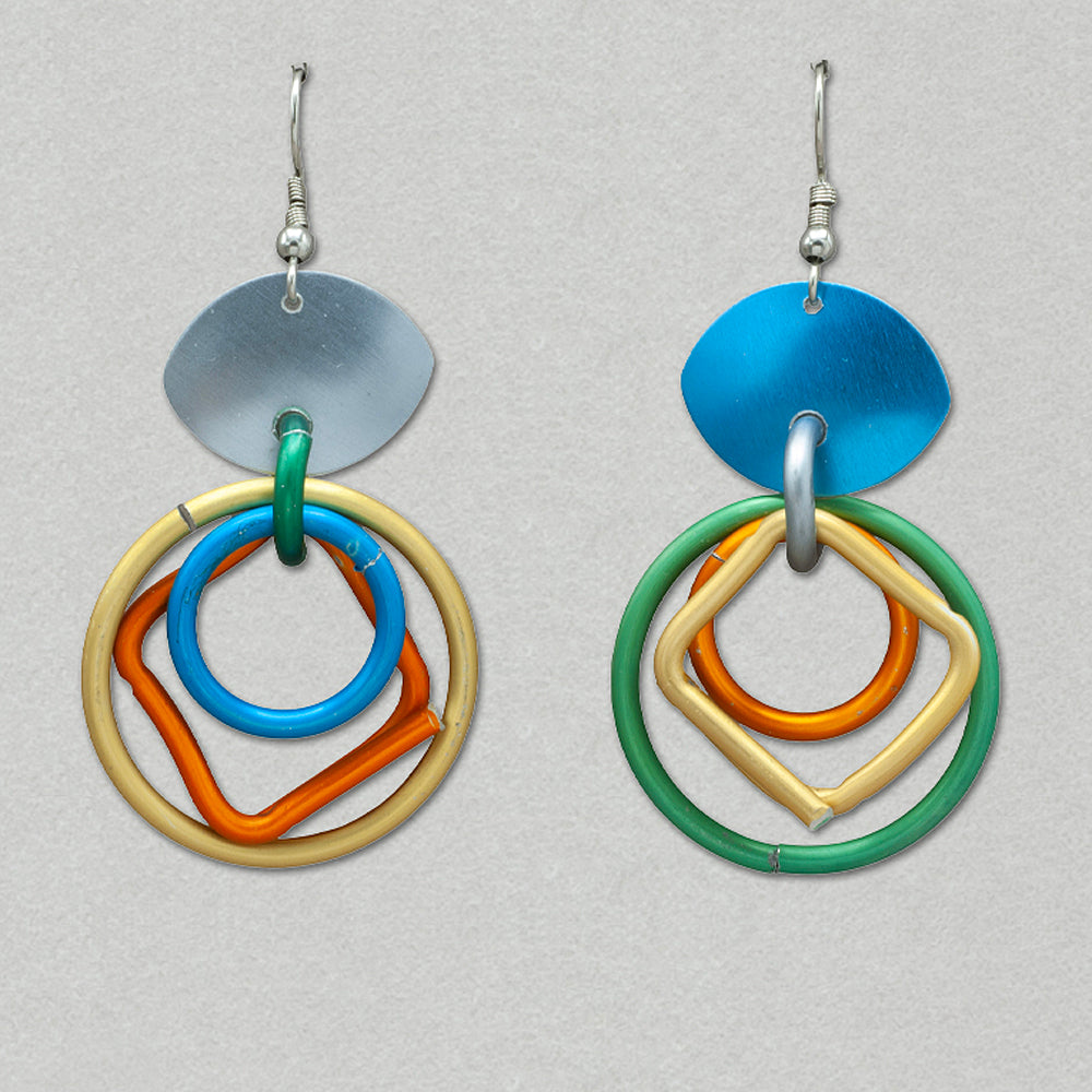 Sylvi Harwin Asymmetric Earrings - Granada