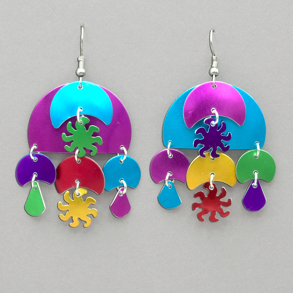 Sylvi Harwin Asymmetric Earrings - Hawaii