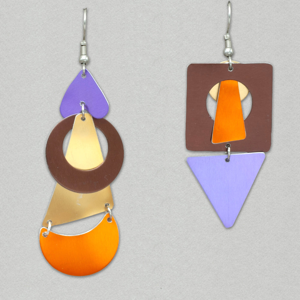 Sylvi Harwin Asymmetric Earrings - Tundra