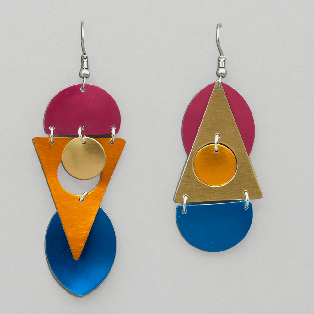 Sylvi Harwin Asymmetric Earrings - New Hot