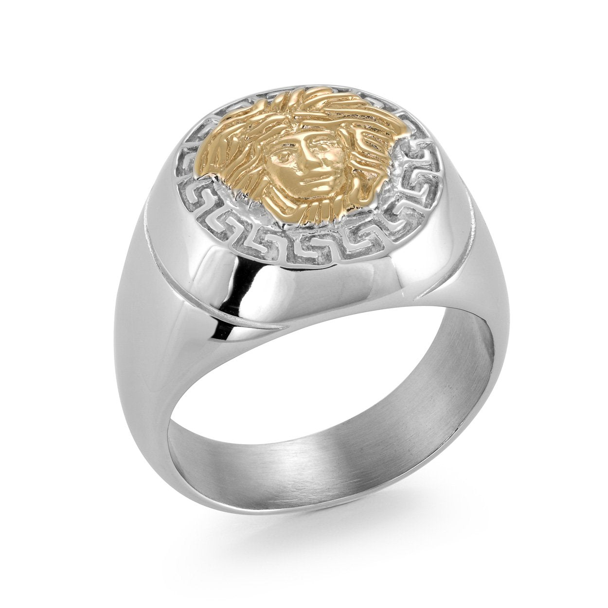 Italgem Stainless Steel Medusa Ring