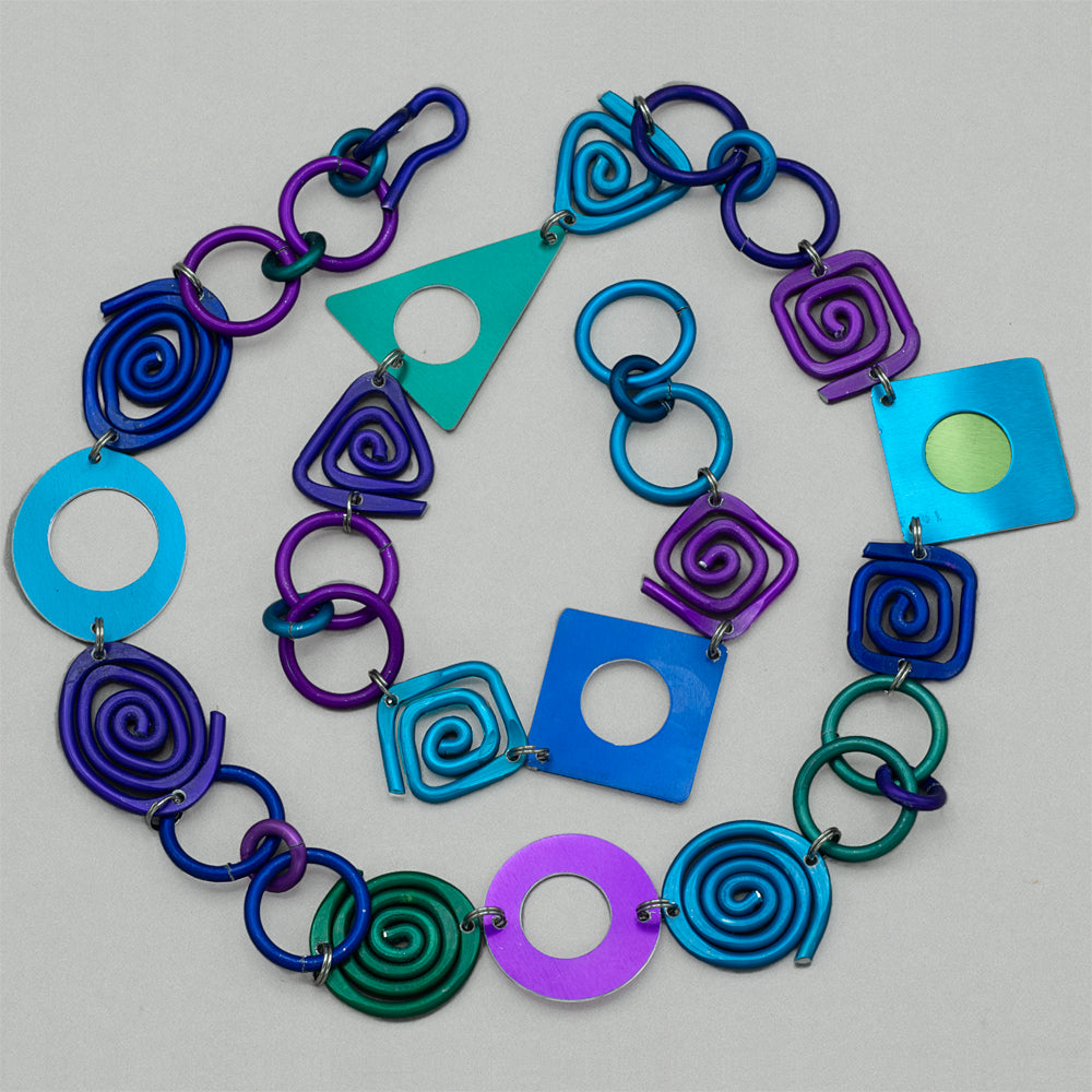 Sylvi Harwin Aluminum Necklace - New Cool/Lime