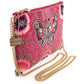 Mary Frances Social Butterfly Mini Crossbody Handbag