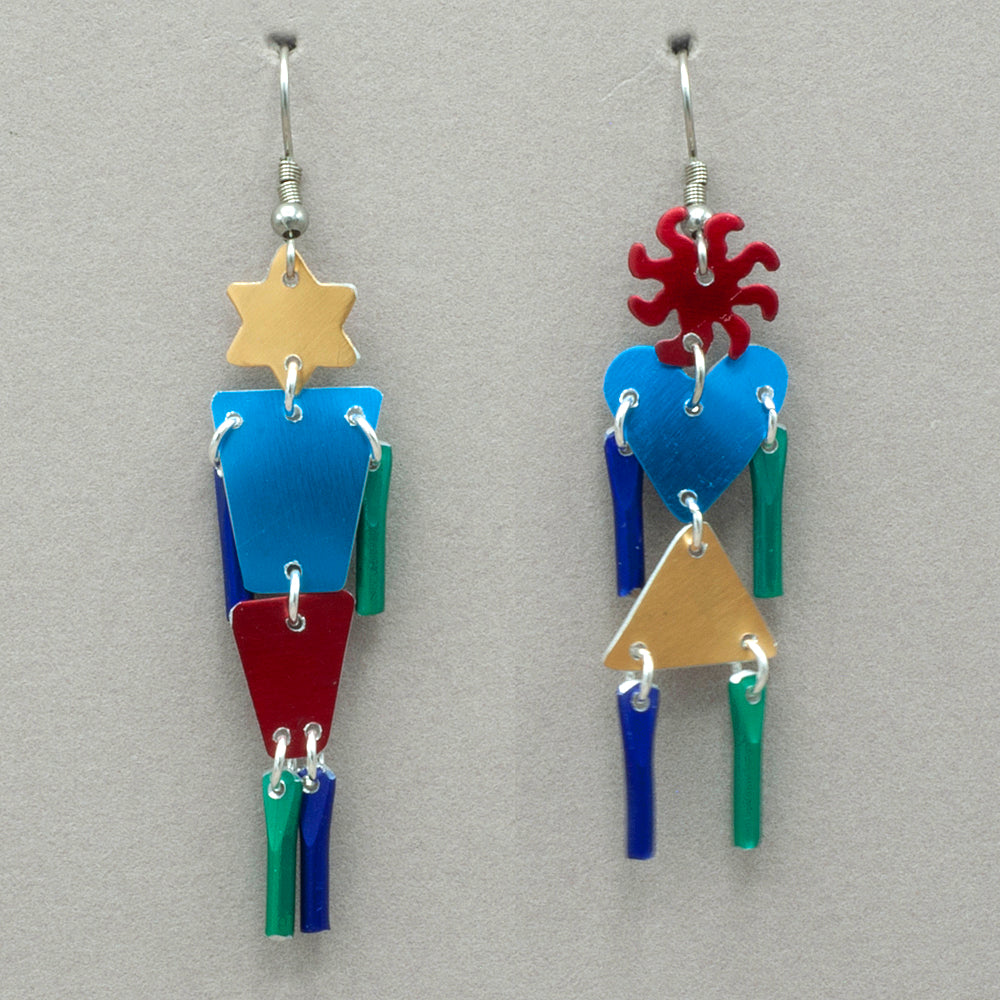 Sylvi Harwin Man and Woman Earrings - Provence